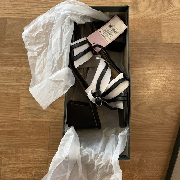 Wild Fable Blaire Black Strappy Block Heels Sandal Women's Size 9 NIB/NWT - Picture 4 of 14